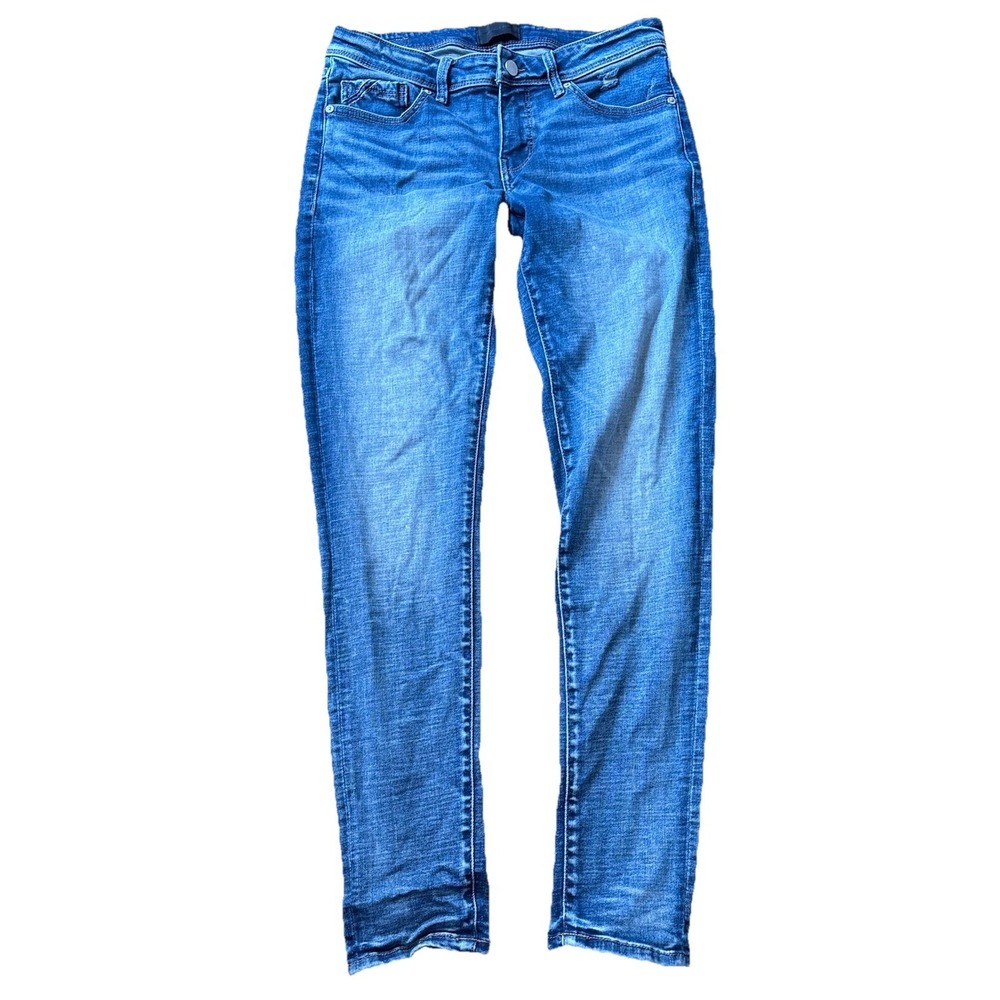 Buckle Black Fit No 53 Skinny Jeans Womens 28x30 Blue Cotton Stretch Denim